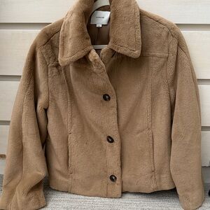 Vince Women's Teddy Jacket in Tan